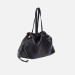 Borsa donna shopping media in tessuto Liu Jo Riccy Nero Valigeria-it