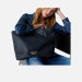 Borsa donna shopping media Liu Jo Evrim Nero Valigeria-it