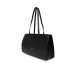 Borsa donna shopping media Patrizia Pepe Winter Black Valigeria-it