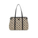 Borsa donna shopping quadrata Beyza Guess HWJG9627230-Black Logo Valigeria-it 