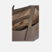 Borsa donna shopping quadrata Guess Meridian II Dark Taupe Valigeria-it