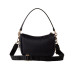 Borsa donna sottospalla media Borbonese Dark Black Valigeria-it 