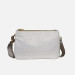 Borsa donna tracolla Borbonese White Cotton Valigeria-it
