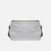 Borsa donna tracolla Borbonese White Cotton Valigeria-it