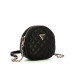 Borsa Donna Tracolla Circolare Guess HWQG8748700-Black Valigeria-it 
