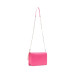 Borsa donna tracolla con catenella Halone Liu Jo AA5152E008782333-Dark Pink Valigeria-it
