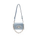 Borsa donna tracolla con catenella Lapuffy Liu Jo AA5269T2872S74015-Light Denim Valigeria-it