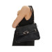 Borsa donna tracolla con patta Silvye Flap Guess HWBG9527190-Black Valigeria-it 