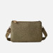 Borsa donna tracolla con zip sopra Borbonese Olive Valigeria-it