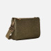 Borsa donna tracolla con zip sopra Borbonese Olive Valigeria-it