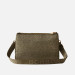 Borsa donna tracolla con zip sopra Borbonese Olive Valigeria-it