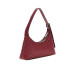 Borsa donna tracolla mezzaluna Eco Rianee Guess HWEQG954117-Claret Valigeria-it
