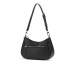 Borsa donna tracolla mezzaluna Guess Noelle Black Valigeria-it