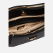 Borsa donna tracolla mezzaluna Guess Noelle Black Valigeria-it
