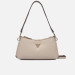 Borsa donna tracolla mezzaluna Guess Noelle Taupe Valigeria-it