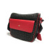 Borsa Donna Tracolla Pollini Heritage Nero Rosso TE8419PP04Q1100B  Valigeria.it
