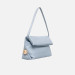 Borsa donna tracolla rettangolare Liu Jo Riccy Dusty Blue Valigeria-it