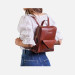 Borsa donna zainetto quadrato The Bridge Frida Marrone Oro Valigeria-it