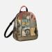 Borsa donna zainetto stondato Anekke Amphora Multicolor Valigeria-it