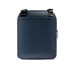 Borsello tozzo con tasca anteriore medio Piquadro Blu Valigeria-it 