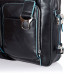 Cartella Sottile Piquadro | Porta Pc IPad iPad®Air | 2 manici | Blue Square | CA2849B2-Nero