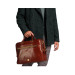 Cartella in pelle The Bridge Story Uomo Marrone Oro Valigeria-it