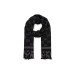 Folard stola jacquard monogram animalier Liu Jo Nero aligeria-it 