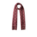 Folard stola jacquard monogram animalier Liu Jo Red Aubergine Valigeria-it
