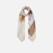 Foulard classico grande maxiflower Liu Jo White Cream Valigeria-it