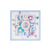 Foulard classico logo flower 90x90 Liu Jo 2A5039T030000120-Cielo Valigeria-it