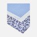 Foulard classico maxi orchidea Liu Jo Bright Blue Wave Valigeria-it