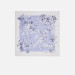 Foulard classico romantic grande flower Liu Jo Light Blue Valigeria-it