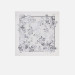 Foulard classico romantic grande flower Liu Jo Nero Valigeria-it