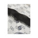 Foulard stola logo sketch 90x180 Liu Jo 2A5029T030022222-Nero Valigeria-it 