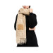 Foulard stola maxi con logo Liu Jo Oat Milk Valigeria-it