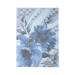 Foulard stola watercolor flower 70x180 Liu Jo 2A5032T030073936-Blu Bonnet Valigeria-it