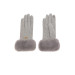 Guanti donna in eco pelliccia Liu Jo Grigio Ghiaccio Valigeria-it
