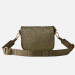 Marsupio con 2 zip tozzo mini Borbonese Olive Valigeria-it