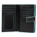 Portafoglio Donna Piquadro | portamonete e porta carte di credito | Linea Blue Square | P1353B2-nero
