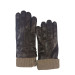 Guanti Uomo in Pelle e Lana di Cashmere | Pennino Gloves Double | PG08DOUB8-Testa Moro