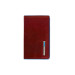 Porta biglietti rigido Piquadro Blue Square Rosso Valigeria-it