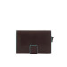 Porta Carte Credito Blue Square Piquadro Mogano  Valigeria.it