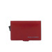 Porta Carte Credito Blue Square Piquadro Rosso  Valigeria.it