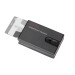 Porta carte credito doppio Rfid Piquadro Urban Grigio Nero Valigeria-it
