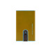 Porta carte credito metal case Piquadro Blue Square Giallo Valigeria-it