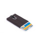 Porta Carte Credito Piquadro Black Square PP4825B3R  Valigeria.it
