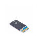 Porta Carte Credito Piquadro Black Square PP4825B3R  Valigeria.it