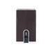 Porta Carte Credito Piquadro Black Square PP4891B3R  Valigeria.it
