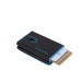 Porta Carte di Credito Doppio Blue Square Piquadro Nero  Valigeria.it