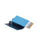 Porta Carte di Credito Semplice Blue Square Piquadro Blu2  Valigeria.it